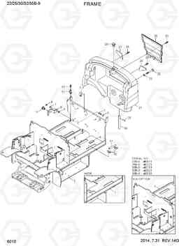 6010 FRAME 22/25/30/32/35B-9, Hyundai