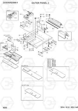 6030 OUTER PANEL 2 22/25/30/32/35B-9, Hyundai