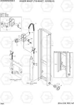 7431 INNER MAST (TS-MAST, 32/35B-9) 22/25/30/32/35B-9, Hyundai