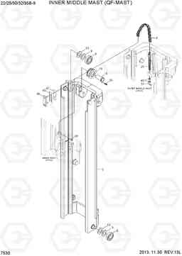 7530 INNER MIDDLE MAST (QF-MAST) 22/25/30/32/35B-9, Hyundai