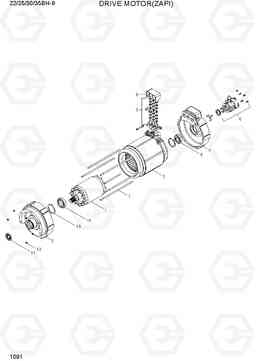 1091 DRIVE MOTOR(NEW) 22/25/30/35BH-9, Hyundai