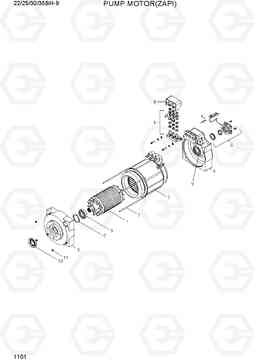 1101 PUMP MOTOR(NEW) 22/25/30/35BH-9, Hyundai