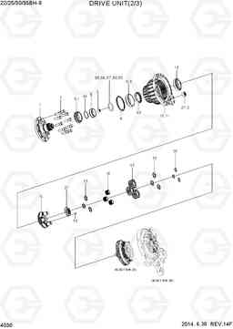 4030 DRIVE UNIT (2/3) 22/25/30/35BH-9, Hyundai