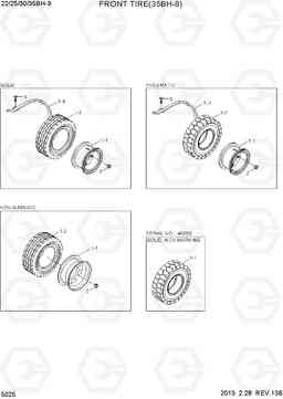 5025 FRONT TIRE (35BH-9) 22/25/30/35BH-9, Hyundai