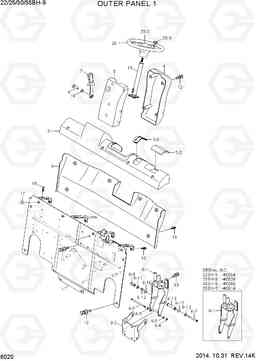 6020 OUTER PANEL 1 22/25/30/35BH-9, Hyundai