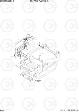 6031 OUTER PANEL 3 22/25/30/35BH-9, Hyundai