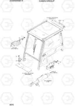 6070 CABIN GROUP 22/25/30/35BH-9, Hyundai