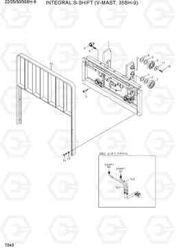 7043 INTEGRAL S-SHIFT (V-MAST, 35BH-9) 22/25/30/35BH-9, Hyundai