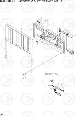 7143 INTEGRAL S-SHIFT (VF-MAST, 35BH-9) 22/25/30/35BH-9, Hyundai