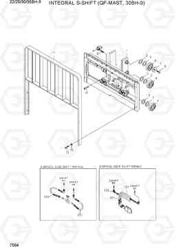 7564 INTEGRAL S-SHIFT (QF-MAST, 30BH-9) 22/25/30/35BH-9, Hyundai
