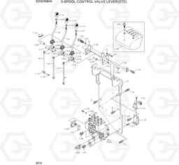 2010 3-SPOOL CONTROL VALVE LEVER(STD) 22/25/30BHA-7, Hyundai