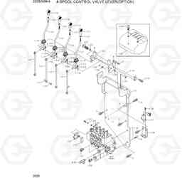 2020 4-SPOOL CONTROL VALVE LEVER(OPTION) 22/25/30BHA-7, Hyundai