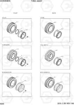 5020 TIRE ASSY 22/25/30BHA-7, Hyundai