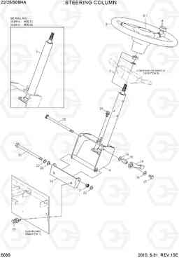 5030 STEERING COLUMN 22/25/30BHA-7, Hyundai