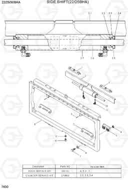 7630 SIDE SHIFT (CASCADE, 22/25BHA) 22/25/30BHA-7, Hyundai