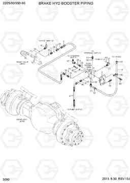 3090 BRAKE HYD BOOSTER PIPING 22/25/30/33D-9S, Hyundai