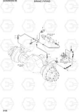 3100 BRAKE PIPING 22/25/30/33D-9S, Hyundai