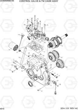 4010 CONTROL VALVE & TM CASE ASSY 22/25/30/33D-9S, Hyundai