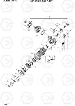 4080 CARRIER SUB ASSY 22/25/30/33D-9S, Hyundai