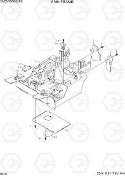 6010 MAIN FRAME 22/25/30/33D-9S, Hyundai