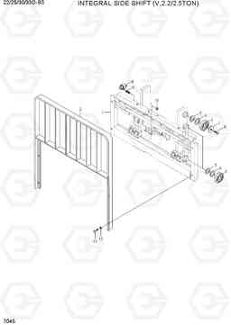 7045 INTEGRAL SIDE SHIFT (V,2.2/2.5TON) 22/25/30/33D-9S, Hyundai