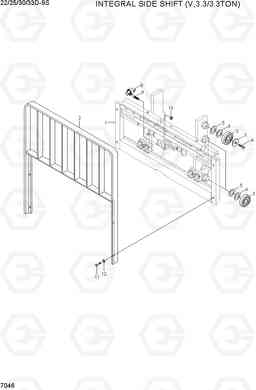 7046 INTEGRAL SIDE SHIFT (V,3.0/3.3TON) 22/25/30/33D-9S, Hyundai