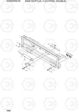 7665 SIDE SHIFT (JK, 2.2/2.5TON, DOUBLE) 22/25/30/33D-9S, Hyundai