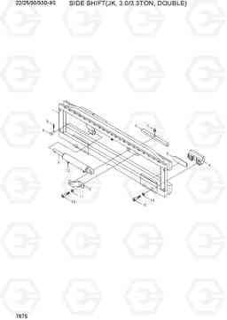 7675 SIDE SHIFT (JK, 3.0/3.3TON, DOUBLE) 22/25/30/33D-9S, Hyundai