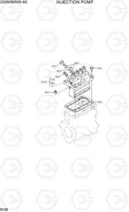 9130 INJECTION PUMP 22/25/30/33D-9S, Hyundai