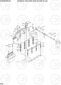 9150 NOZZLE HOLDER AND GLOW PLUG 22/25/30/33D-9S, Hyundai