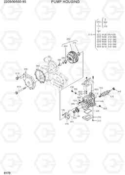 9170 PUMP HOUSING 22/25/30/33D-9S, Hyundai