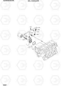 9340 OIL COOLER 22/25/30/33D-9S, Hyundai