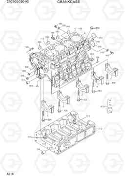 A010 CRANKCASE 22/25/30/33D-9S, Hyundai