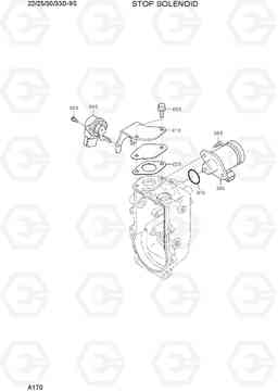 A170 STOP SOLENOID 22/25/30/33D-9S, Hyundai