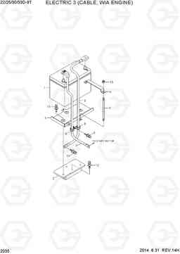 2035 ELECTRIC 3 (CABLE, WIA ENGINE) 22/25/30/33D-9T, Hyundai