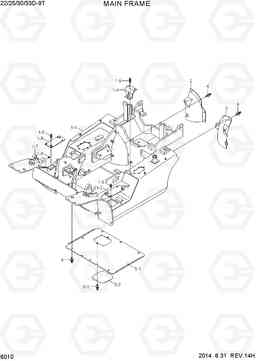 6010 MAIN FRAME (HMC ENGINE) 22/25/30/33D-9T, Hyundai