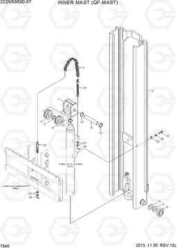 7540 INNER MAST (QF-MAST) 22/25/30/33D-9T, Hyundai