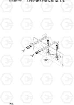 7820 F-POSITION PIPING(V,TS, IND, C-III) 22/25/30/33D-9T, Hyundai