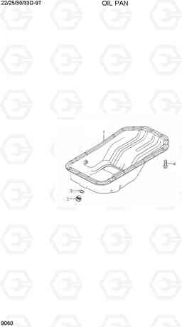 9060 OIL PAN 22/25/30/33D-9T, Hyundai