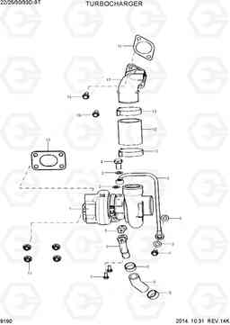 9190 TURBOCHARGER 22/25/30/33D-9T, Hyundai