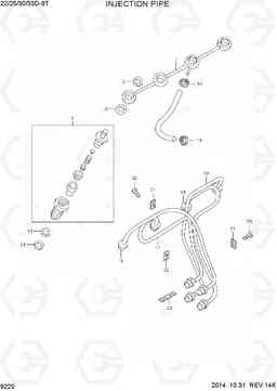 9220 INJECTION PIPE 22/25/30/33D-9T, Hyundai