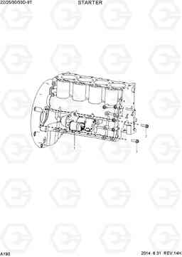 A190 STARTER 22/25/30/33D-9T, Hyundai