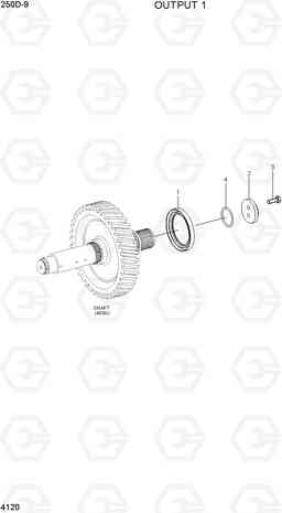 4120 OUTPUT 1 250D-9, Hyundai