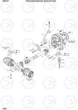 4300 TRANSMISSION MOUNTING 250D-9, Hyundai