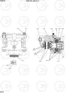 4310 DRIVE AXLE 1 250D-9, Hyundai