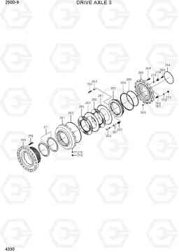 4330 DRIVE AXLE 3 250D-9, Hyundai