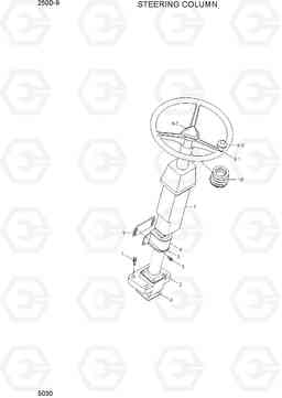 5030 STEERING COLUMN GROUP 250D-9, Hyundai