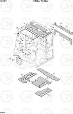 6050 CABIN SUB 3 250D-9, Hyundai