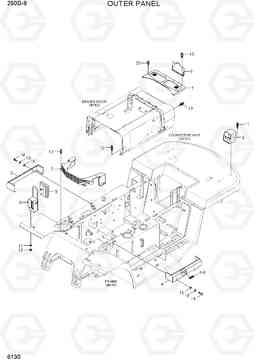 6130 OUTER PANEL 250D-9, Hyundai