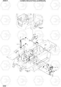 6200 CABIN MOUNTING (CARRIER) 250D-9, Hyundai